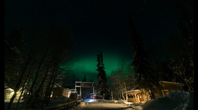 Laponia aurora boreal