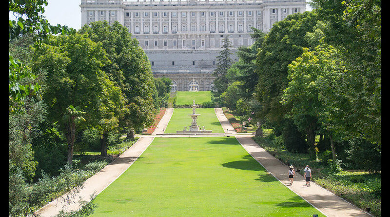 Jardines del Campo del Moro de Madrid